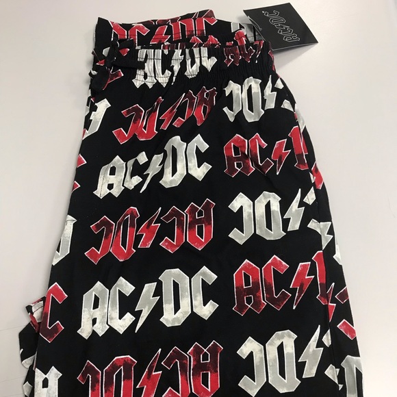 Other | Acdc All Over Pajama Pants Adult Size Large | Poshmark